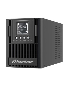 10122180 - Onduleur PowerWalker VFI 1000 AT 1000 VA / 900 W, on-line double conversion, 3 prises Schuko