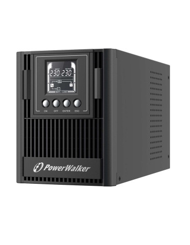 10122183 - Onduleur PowerWalker VFI 1000 AT FR 1000 VA / 900 W, on-line double conversion, 3 prises FR
