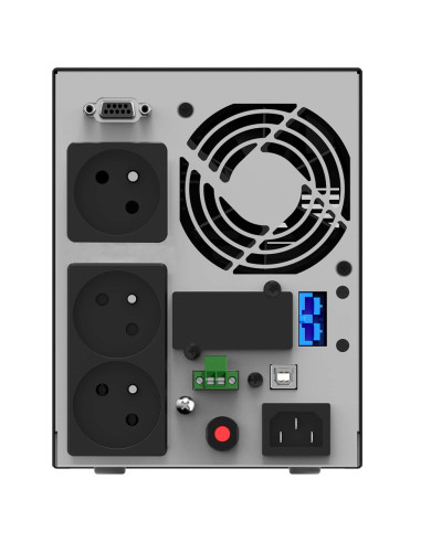 10122183 - Onduleur PowerWalker VFI 1000 AT FR 1000 VA / 900 W, on-line double conversion, 3 prises FR