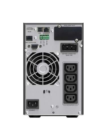 10122192 - Onduleur PowerWalker VFI 1000 ICT IoT 1000 VA / 1000 W, on-line double conversion, 4 prises IEC C13, carte réseau