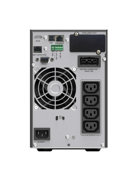 10122193 - Onduleur PowerWalker VFI 1500 ICT IoT 1500 VA / 1500 W, on-line double conversion, 4 prises IEC C13, carte réseau
