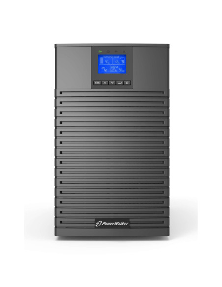 10122194 - Onduleur PowerWalker VFI 2000 ICT IoT 2000 VA / 2000 W, on-line double conversion, 8 prises IEC C13, carte réseau