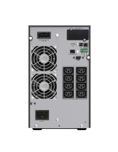 10122194 - Onduleur PowerWalker VFI 2000 ICT IoT 2000 VA / 2000 W, on-line double conversion, 8 prises IEC C13, carte réseau