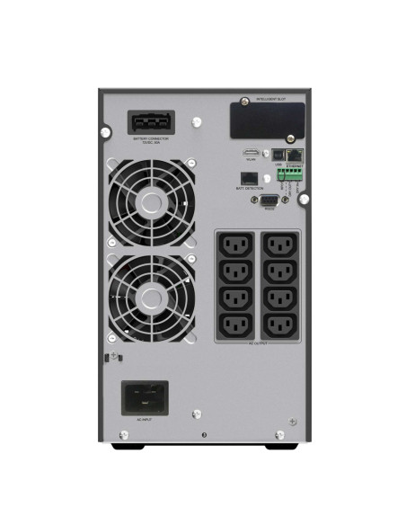 10122194 - Onduleur PowerWalker VFI 2000 ICT IoT 2000 VA / 2000 W, on-line double conversion, 8 prises IEC C13, carte réseau