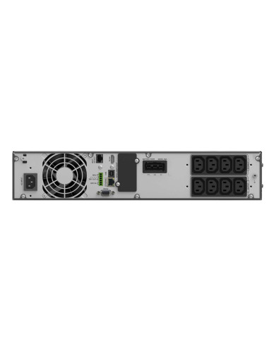 10122197 - Onduleur PowerWalker VFI 1500 ICR IoT 1500 VA / 1500 W, on-line double conversion, rack/tour 2U, 8 prises IEC C13