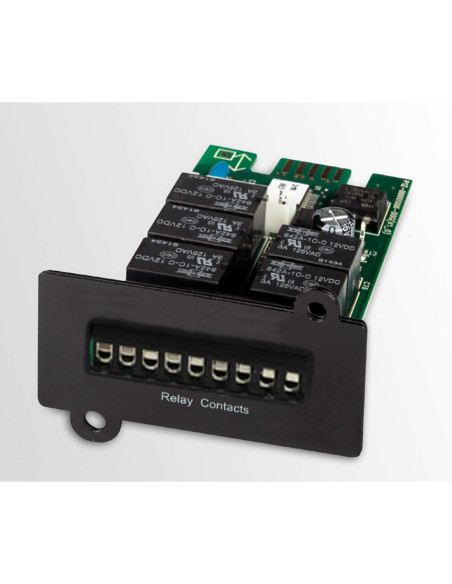10131011 - Carte à contacts secs AS/400 PowerWalker pour onduleurs VI R1U, VI RLE et VFI AT