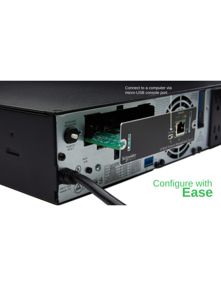 AP9640 - Carte de gestion réseau APC NMC3 pour Smart-UPS à emplacement SmartSlot