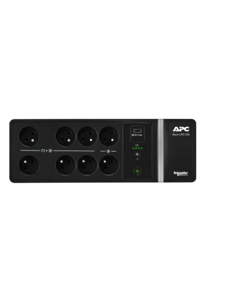 BE500G2-FR - Onduleur APC Back-UPS BE 500 VA / 300 W, off-line, 6 prises FR