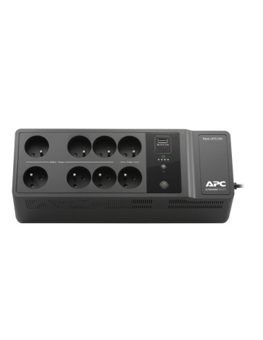BE650G2-FR - Onduleur APC Back-UPS BE 650 VA / 400 W, off-line, 6 prises FR