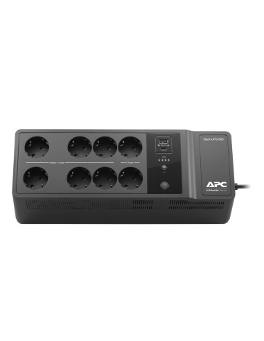 BE850G2-GR - Onduleur APC Back-UPS BE 850 VA / 520 W, off-line, 6 prises Schuko