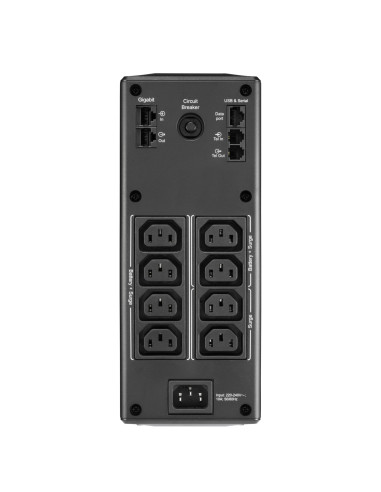 BR1600MI - Onduleur APC Back-UPS Pro BR 1600 VA / 960 W, line-interactive, 8 prises IEC C13