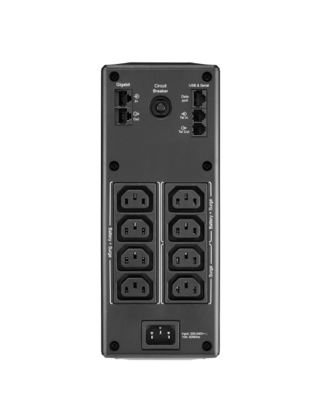 BR1600MI - Onduleur APC Back-UPS Pro BR 1600 VA / 960 W, line-interactive, 8 prises IEC C13