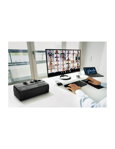 BV800I-GR - Onduleur APC Easy UPS BV 800 VA / 450 W, line-interactive, 4 prises Schuko