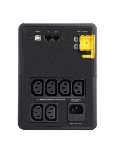 BX1200MI - Onduleur APC Back-UPS BX 1200 VA / 650 W, line-interactive, 6 prises IEC C13