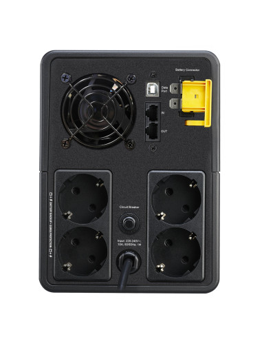BX2200MI-GR - Onduleur APC Back-UPS BX 2200 VA / 1200 W, line-interactive, 4 prises Schuko