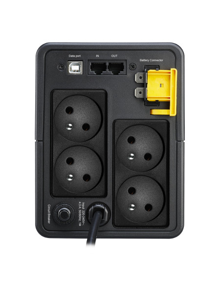 BX950MI-FR - Onduleur APC Back-UPS BX 950 VA / 520 W, line-interactive, 4 prises FR