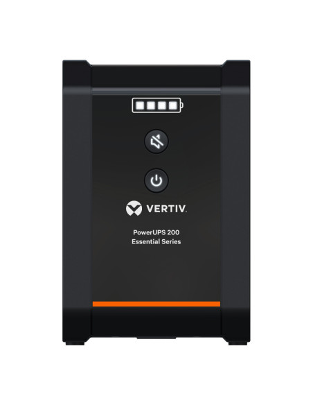 PSA6E-600IT-IEC - Onduleur Vertiv PowerUPS 200 Essential 600 VA / 315 W, line-interactive, 4 prises IEC C13
