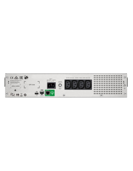 SMC1500I-2UC - Onduleur APC Smart-UPS C 1500 VA / 900 W, line-interactive, rack 19 pouces, 4 prises IEC C13