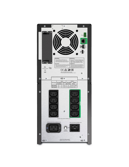 SMT2200IC - Onduleur APC Smart-UPS SMT 2200 VA / 1980 W, line-interactive, prises 8 IEC C13 + 1 IEC C19