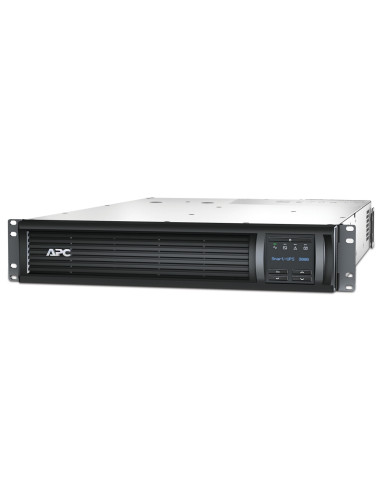 SMT3000RMI2UC - Onduleur APC Smart-UPS SMT 3000 VA / 2700 W, line-interactive, rack 2U, prises 8 IEC C13 + 1 IEC C19
