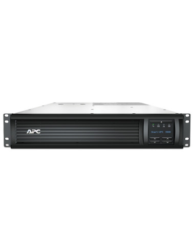 SMT3000RMI2UNC - Onduleur APC Smart-UPS SMT 3000 VA / 2700 W, line-interactive, rack 2U, prises 8 IEC C13 + 1 IEC C19