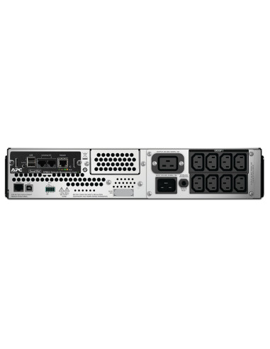 SMT3000RMI2UNC - Onduleur APC Smart-UPS SMT 3000 VA / 2700 W, line-interactive, rack 2U, prises 8 IEC C13 + 1 IEC C19