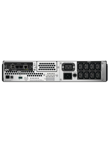 SMT3000RMI2UNC - Onduleur APC Smart-UPS SMT 3000 VA / 2700 W, line-interactive, rack 2U, prises 8 IEC C13 + 1 IEC C19