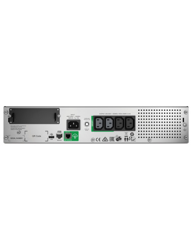 SMT750RMI2UC - Onduleur APC Smart-UPS SMT 750 VA / 500 W, line-interactive, rack 2U, 4 prises IEC C13