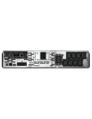 SMX3000RMHV2UNC - Onduleur APC Smart-UPS X 3000 VA / 2700 W, line-interactive, rack 2U, prises 8 IEC C13 + 1 IEC C19
