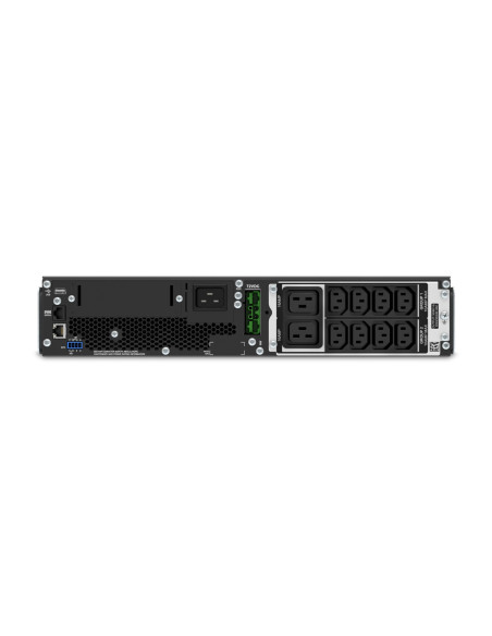 SRT2200RMXLI - Onduleur APC Smart-UPS SRT 2200 VA / 1980 W, on-line double conversion, rack/tour, 10 prises IEC C19
