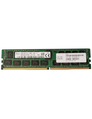 Mémoire RAM 16 Go DDR4 2400 MHz RDIMM Cisco UCS-MR-1X162RV-A-RFB - Reconditionnée