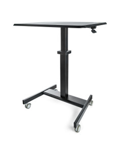 STSCART2 – Bureau mobile assis-debout StarTech – Poste ergonomique roulant portable