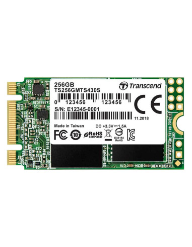 TS256GMTS430S – SSD Transcend MTS430S 256 Go – M.2 2242 SATA 6 Gb/s