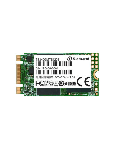 TS256GMTS430S – SSD Transcend MTS430S 256 Go – M.2 2242 SATA 6 Gb/s