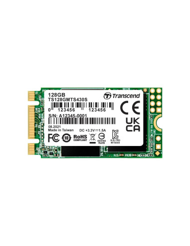 TS128GMTS430S – SSD Transcend MTS430S 128 Go – M.2 2242 SATA 6 Gb/s