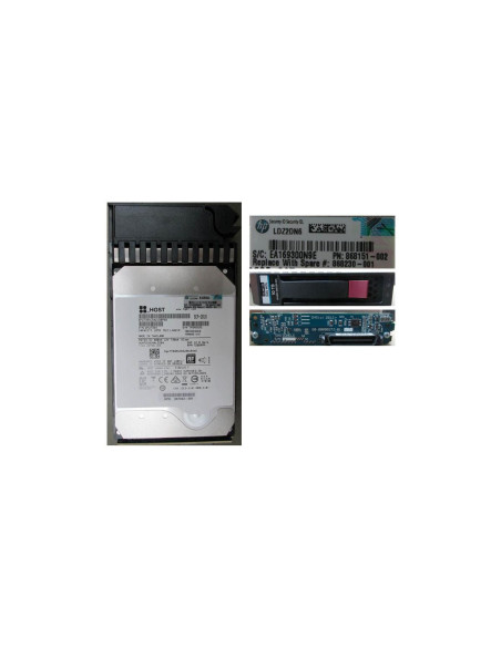 Disque dur 10 To SAS 3.5" 7,2K HP 868230-001-RFB - Reconditionné