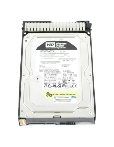 Disque dur 500 Go SATA 3.5" 7,2K HP 658083-001-RFB - Reconditionné