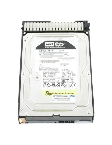 Disque dur 500 Go SATA 3.5" 7,2K HP 658083-001-RFB - Reconditionné