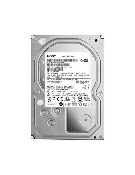 Disque dur Ultrastar 2 To SAS 3.5" 7,2K HGST HUS726020ALS210-RFB - Reconditionné