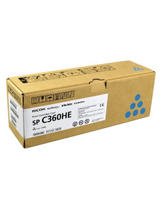Toner original Ricoh 408185 Cyan SP C360HEC - 5000 pages
