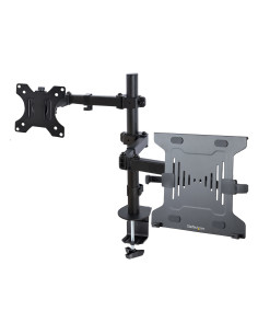 A2-LAPTOP-DESK-MOUNT – Bras double StarTech.com moniteur + laptop – Bras articulé réglable