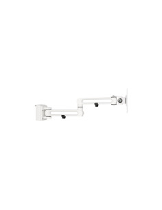 23183B – Bras articulé InLine Slatwall pour écran LCD – Acier, Blanc