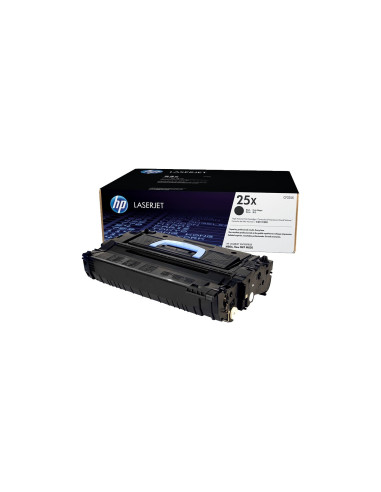 HP 25X - Toner HP LJ noir capacité 34 5000 pages, référence CF325X