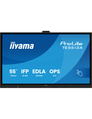 TE5513A-B3AG - Écran interactif iiyama ProLite TE13A 55 pouces 4K tactile Android 14 EDLA