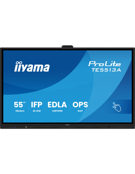 TE5513A-B3AG - Écran interactif iiyama ProLite TE13A 55 pouces 4K tactile Android 14 EDLA