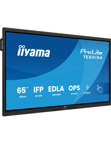 TE6515A-B2AG - Écran interactif iiyama ProLite TE15A 65 pouces 4K tactile Android 14 EDLA