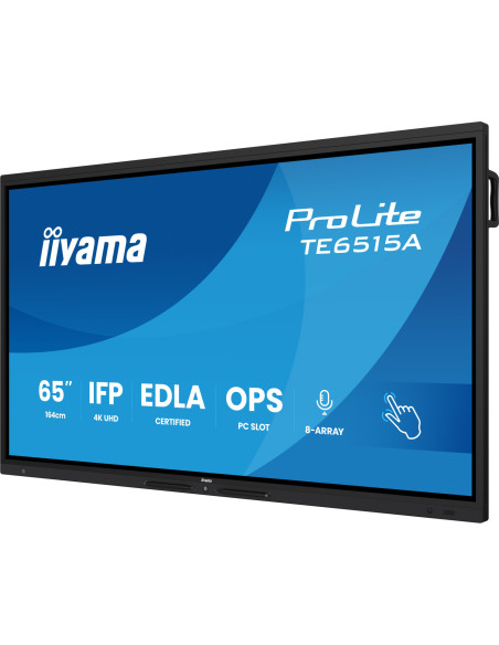 TE6515A-B2AG - Écran interactif iiyama ProLite TE15A 65 pouces 4K tactile Android 14 EDLA