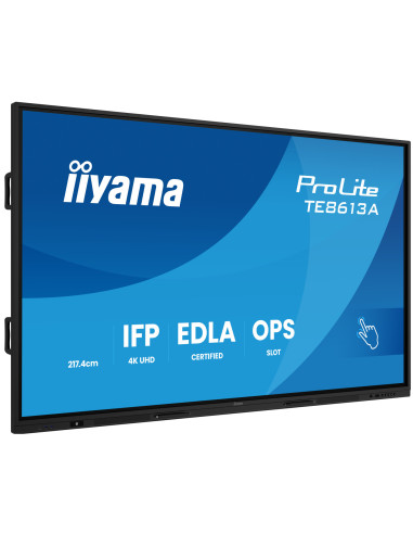 TE8613A-B3AG - Écran interactif iiyama ProLite TE13A 86 pouces 4K tactile Android 14 EDLA