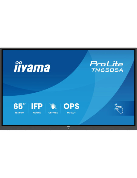 TN6505A-B1AG - Écran interactif iiyama ProLite TN05A 65 pouces 4K tactile sans système