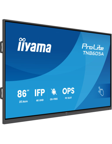 TN8605A-B1AG - Écran interactif iiyama ProLite TN05A 86 pouces 4K tactile sans système